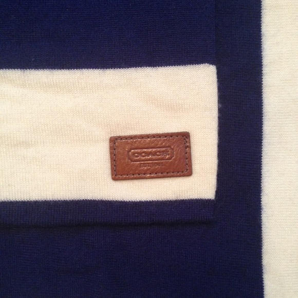 NWOT Coach colorblock scarf - Picture 2 of 4